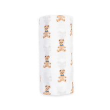 Load image into Gallery viewer, VIntage Bear Cotton Muslin Swaddle Blanket
