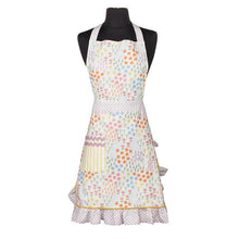 Load image into Gallery viewer, Floral Apron with Rickrack Trim

