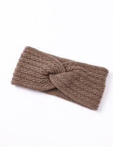 Taupe Knitted Headband