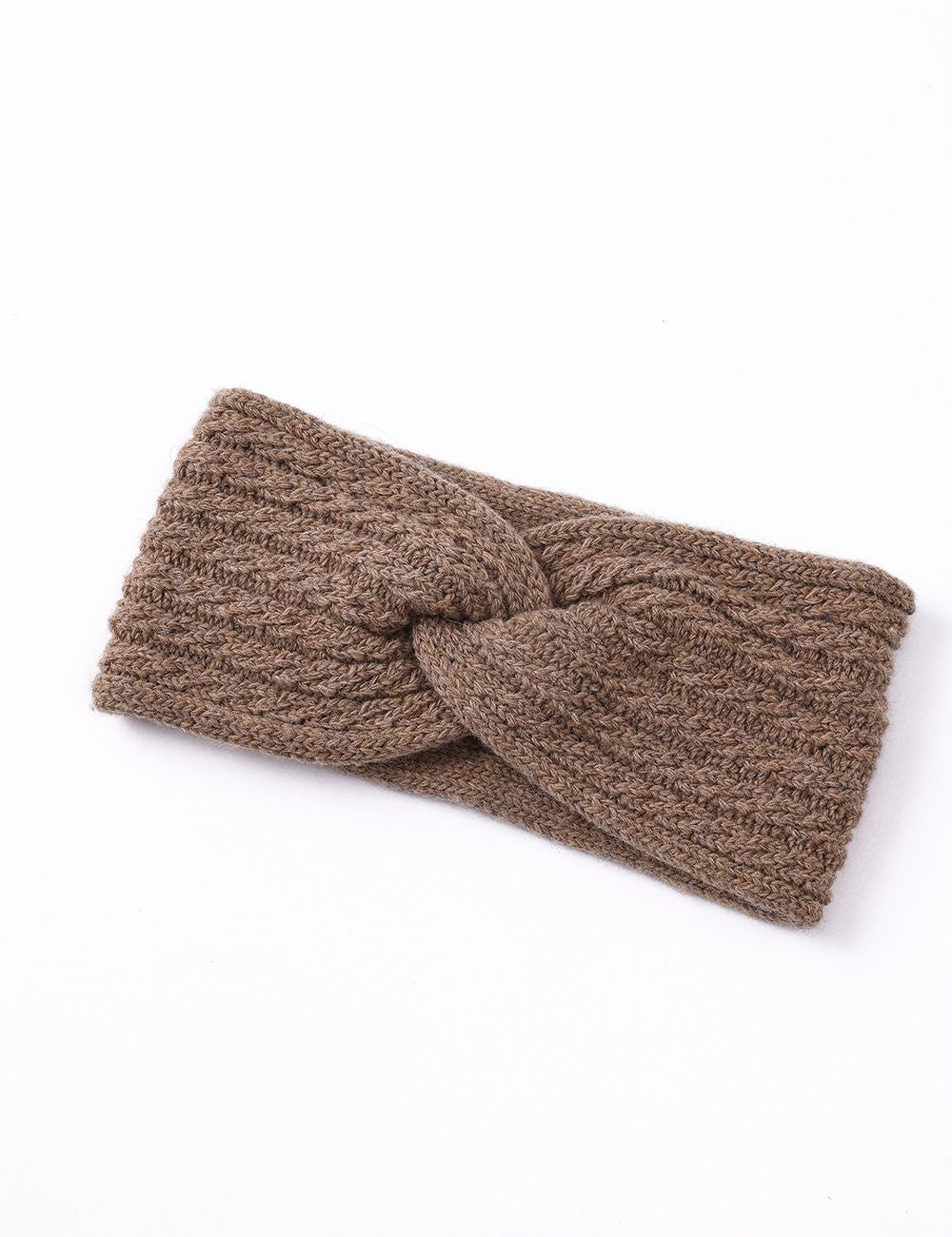 Taupe Knitted Headband