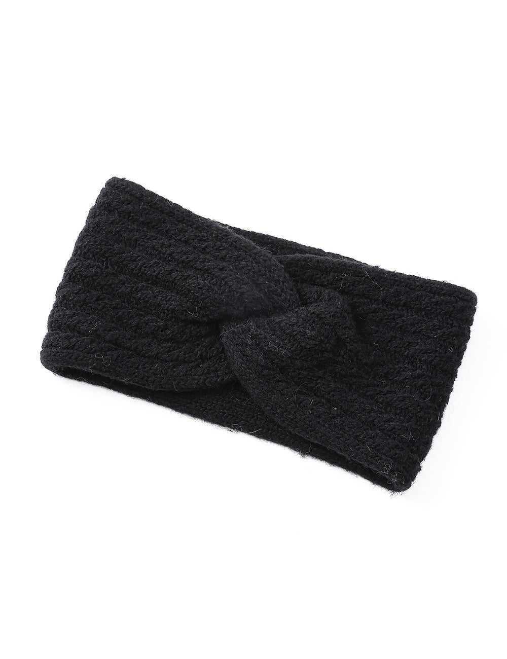 Black Knitted Headband