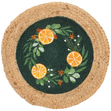 Load image into Gallery viewer, Cedar &amp; Citrus Braided Placemat

