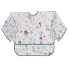 Load image into Gallery viewer, Sleeved Bib - Floral
