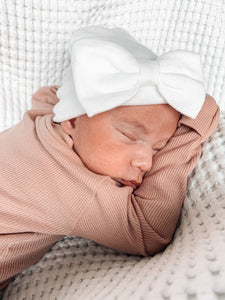 Newborn Bow Hat - Pink