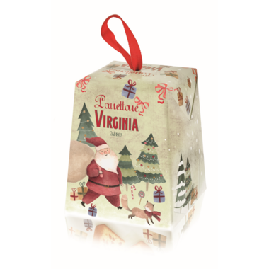 Amaretti Virginia Mini Traditional Panettone - White