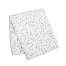 Load image into Gallery viewer, Greenery Cotton Muslin Swaddle Blanket
