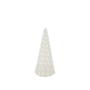 White Sugar Glass Led Tree - Assorted