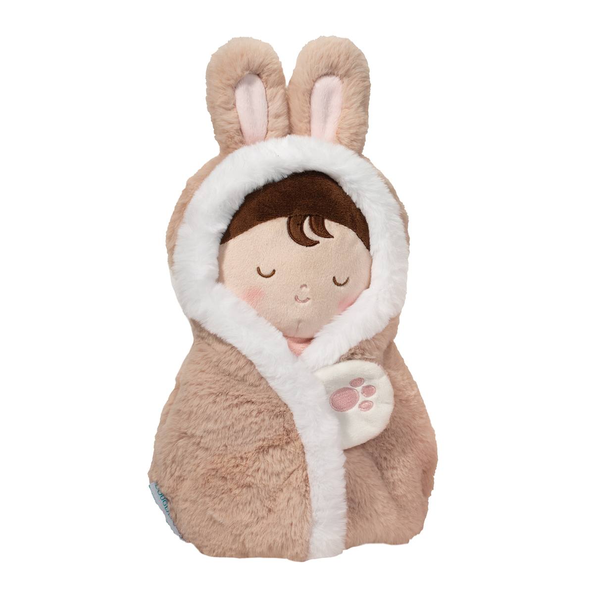 Baby Bunny Hug Plush Gift It Gray