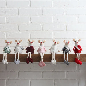 Mae Mantel Mice Ornament