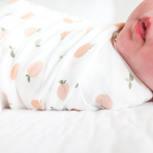 Swaddle Blanket Muslin Cotton - Peaches