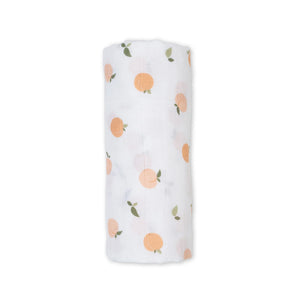 Swaddle Blanket Muslin Cotton - Peaches