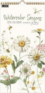 Watercolor Seasons 2026 Lang Vertical Calendar