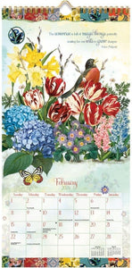 Garden Botanicals 2026 Lang Vertical Calendar