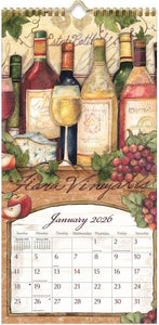 Wine Country 2026 Lang Vertical Calendar