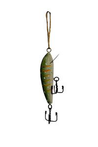 Green Fish Lure Ornament