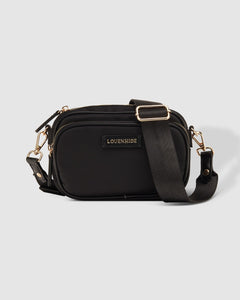 Cali Nylon Crossbody Bag - Black