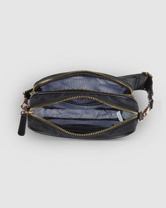 Cali Nylon Crossbody Bag - Black