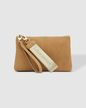 Load image into Gallery viewer, Mimi Logo Wristlet - Camel
