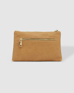Mimi Logo Wristlet - Camel