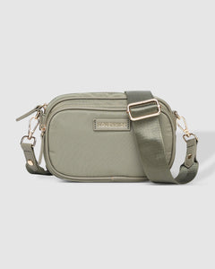 Cali Nylon Crossbody Bag - Khaki