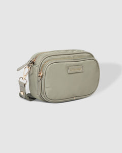 Cali Nylon Crossbody Bag - Khaki