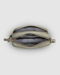 Cali Nylon Crossbody Bag - Khaki