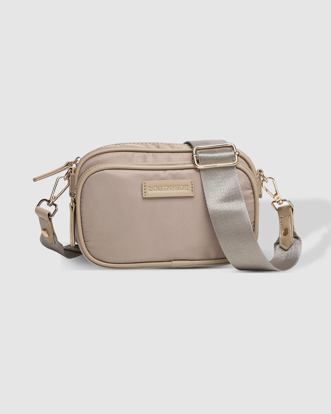 Cali Nylon Crossbody Bag - Beige