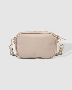 Cali Nylon Crossbody Bag - Beige