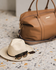 Alexis Eddie Weekender Travel Bag - Latte