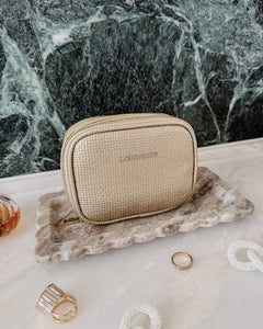 Rita Jewelry Case - Champagne