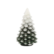 Load image into Gallery viewer, Snow Topped Led Tree Candle
