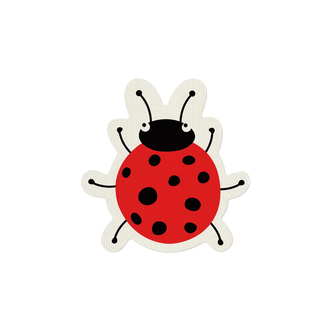 Lady Bug Shaped Sponge Cloth