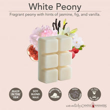 Load image into Gallery viewer, White Peony Wax Melts
