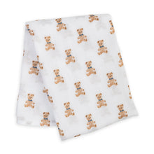 Load image into Gallery viewer, VIntage Bear Cotton Muslin Swaddle Blanket
