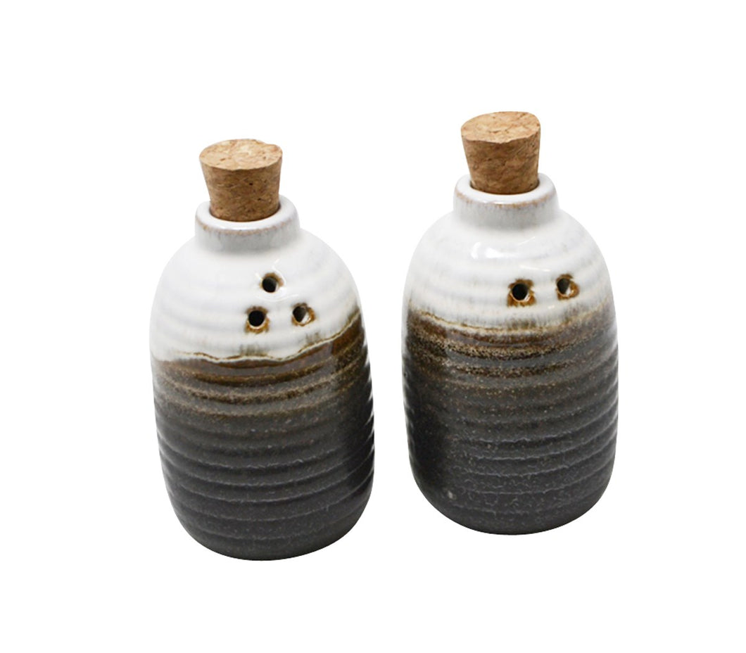 Small Pot Salt and Pepper Shakers