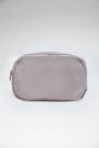 Light Grey Water-Resistent Belt Bag