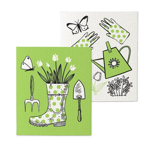 Garden Icons Dishcloths - Set of 2