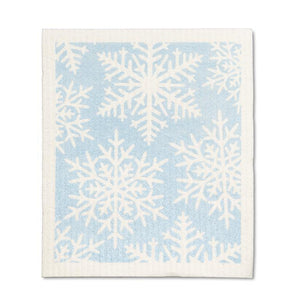 Glitter Snowflake Dishcloths - Set of 2