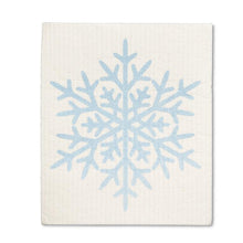 Load image into Gallery viewer, Glitter Snowflake Dishcloths - Set of 2
