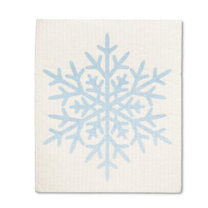 Glitter Snowflake Dishcloths - Set of 2