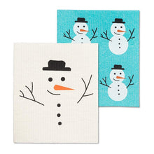 Load image into Gallery viewer, Snowman Dishcloths - Set of 2
