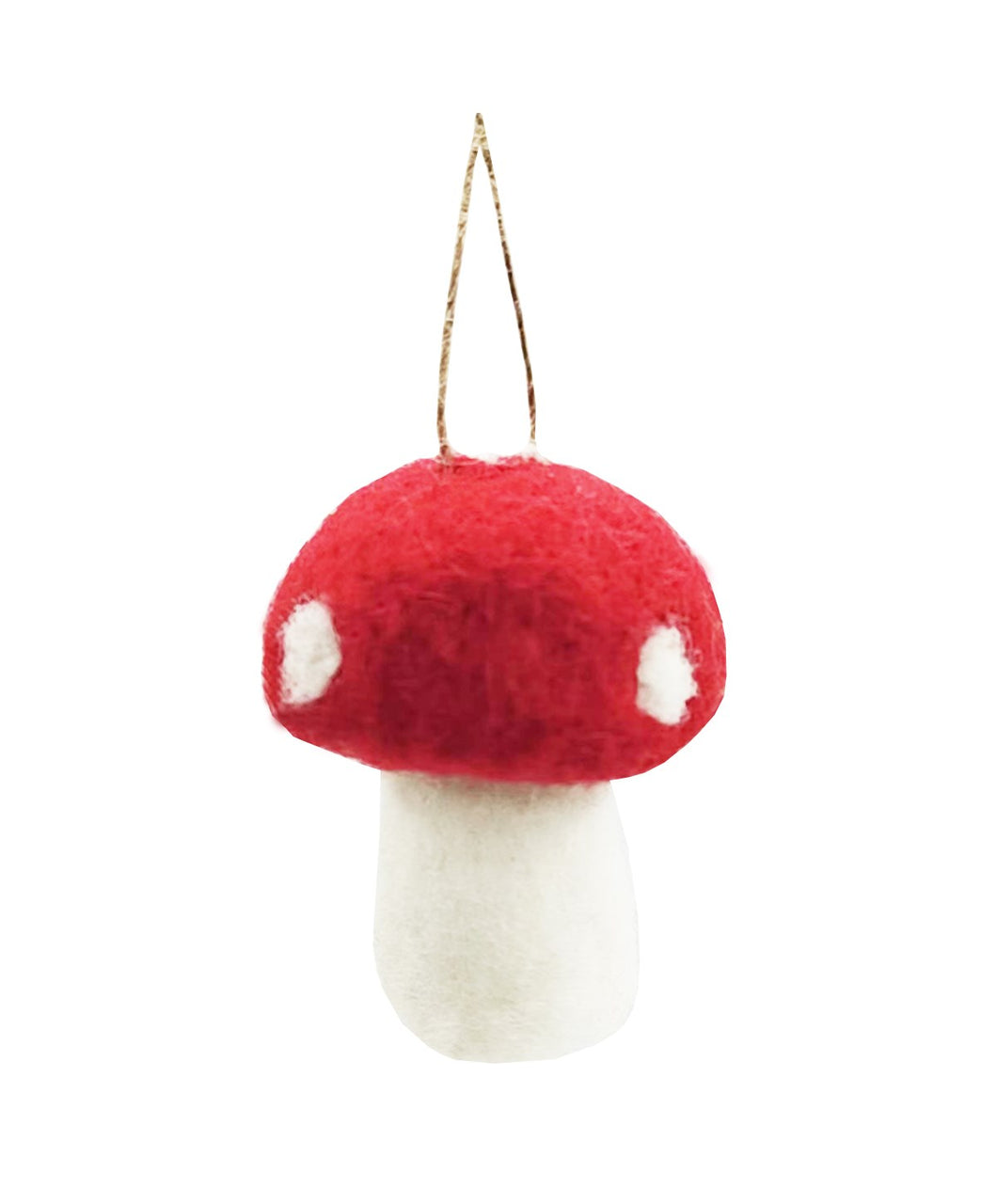 Felt Mushroom Ornament