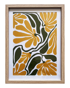Yellow Blooms Print