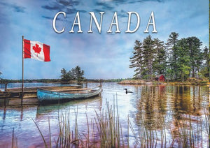 Blue Canoe Magnet