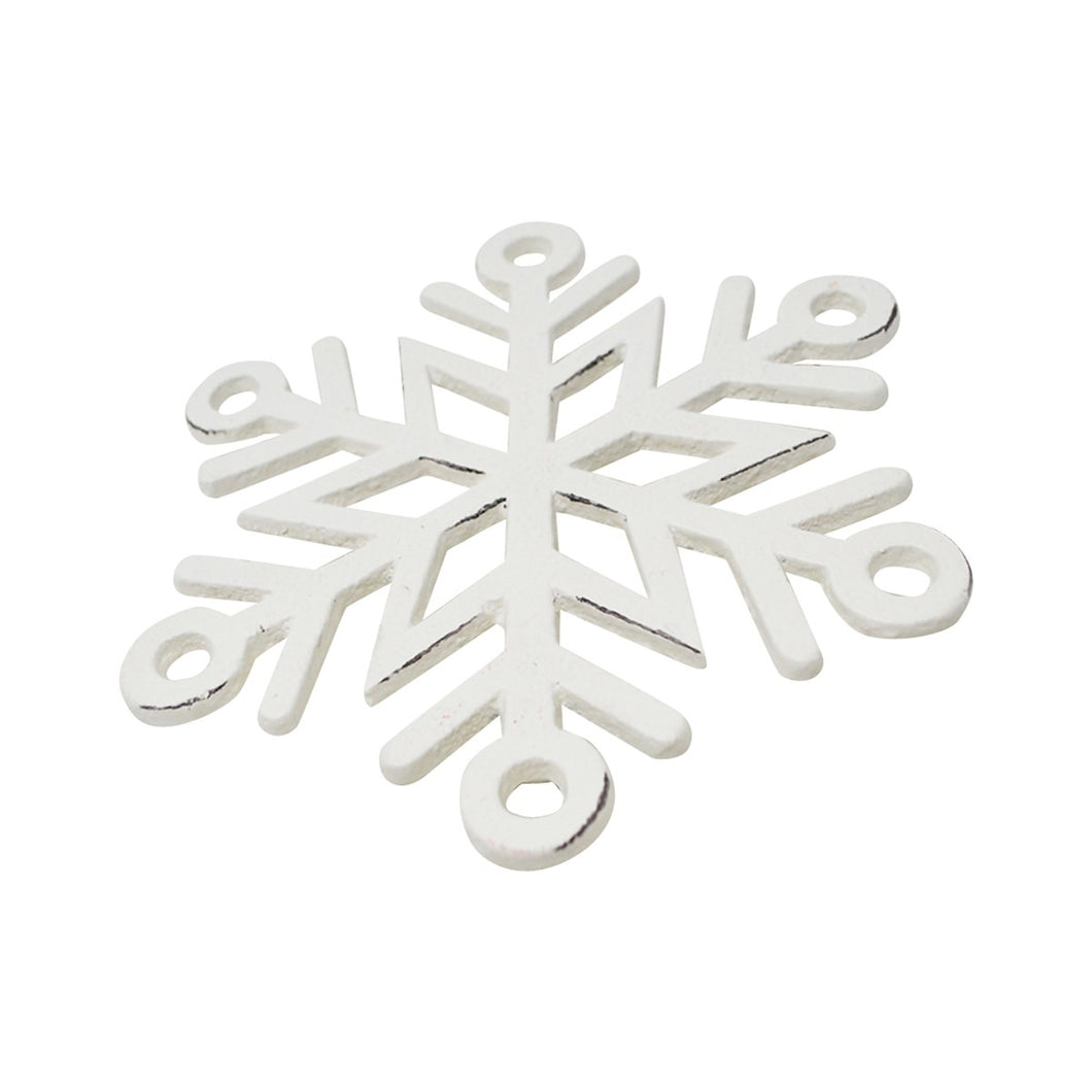 White Snowflake Trivet