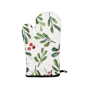 Mistletoe Oven Mitts - Set of 2