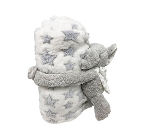 Throw & Elephant Plush