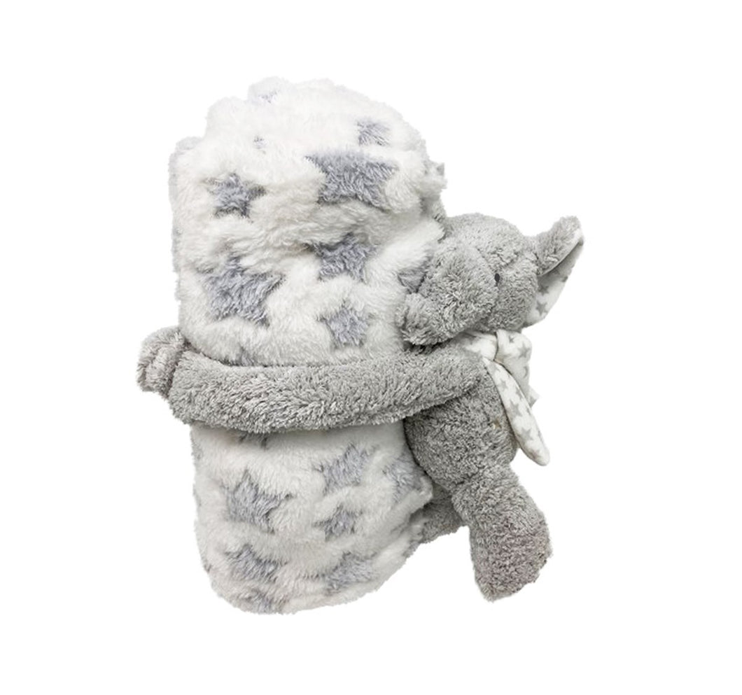 Throw & Elephant Plush