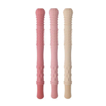 Load image into Gallery viewer, Hallow Teething Tubes - Dusty Rose, Dusty Pink &amp; Almond
