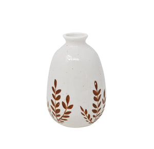 Engraved Flowers Vase